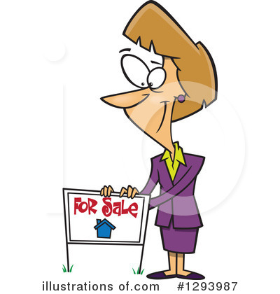 Royalty-Free (RF) Woman Clipart Illustration by toonaday - Stock Sample #1293987