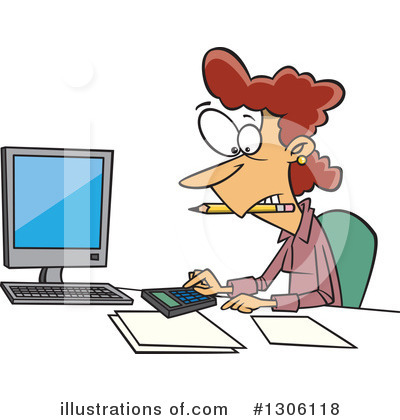 Office Clipart #1306118 by toonaday
