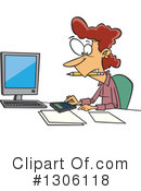 Woman Clipart #1306118 by toonaday