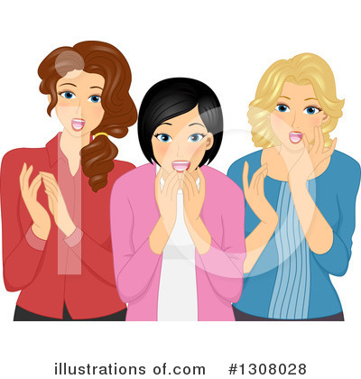 Girlfriends Clipart #1308028 by BNP Design Studio