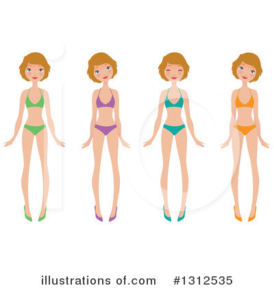 Royalty-Free (RF) Woman Clipart Illustration by Melisende Vector - Stock Sample #1312535