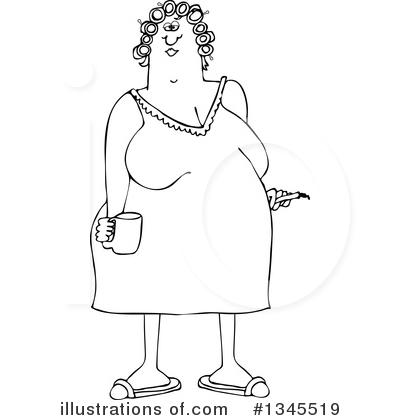 Royalty-Free (RF) Woman Clipart Illustration by djart - Stock Sample #1345519