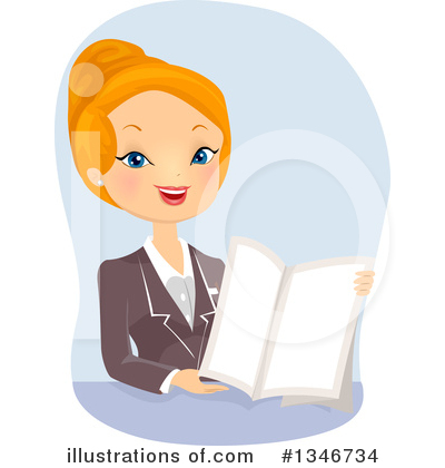 Business Woman Clipart #1346734 by BNP Design Studio