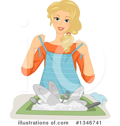 Royalty-Free (RF) Woman Clipart Illustration by BNP Design Studio - Stock Sample #1346741
