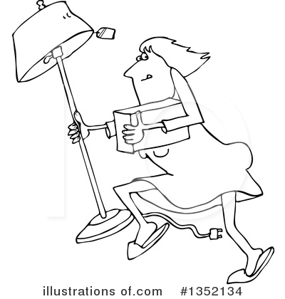 Royalty-Free (RF) Woman Clipart Illustration by djart - Stock Sample #1352134
