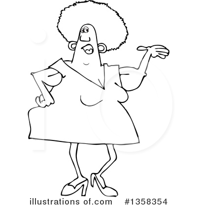 Royalty-Free (RF) Woman Clipart Illustration by djart - Stock Sample #1358354