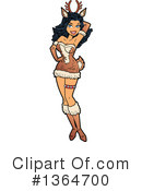 Woman Clipart #1364700 by Clip Art Mascots
