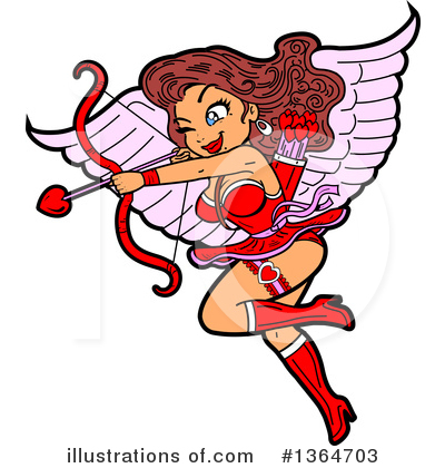 Cupid Clipart #1364703 by Clip Art Mascots
