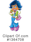 Woman Clipart #1364708 by Clip Art Mascots