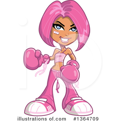 Breast Cancer Clipart #1364709 by Clip Art Mascots