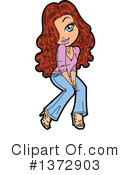 Woman Clipart #1372903 by Clip Art Mascots