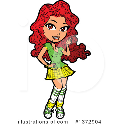Shy Clipart #1372904 by Clip Art Mascots