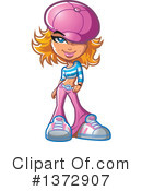 Woman Clipart #1372907 by Clip Art Mascots