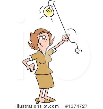 Business Woman Clipart #1374727 by Johnny Sajem
