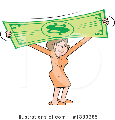 Royalty-Free (RF) Woman Clipart Illustration by Johnny Sajem - Stock Sample #1380385