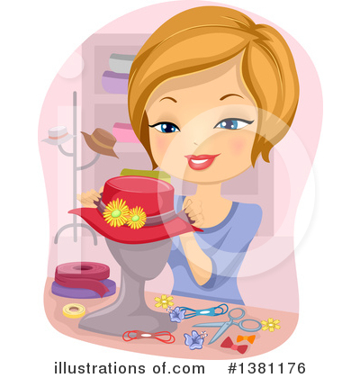 Royalty-Free (RF) Woman Clipart Illustration by BNP Design Studio - Stock Sample #1381176