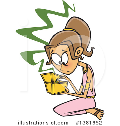 Royalty-Free (RF) Woman Clipart Illustration by toonaday - Stock Sample #1381652