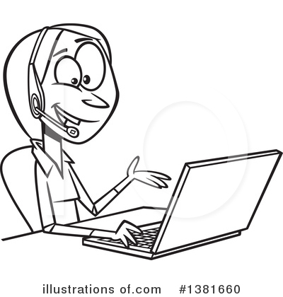 Customer Service Clipart #1381660 by toonaday