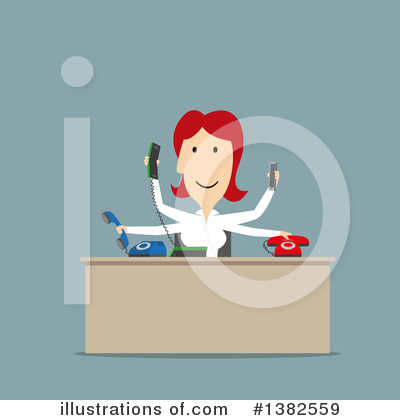 Office Clipart #1382559 by Vector Tradition SM
