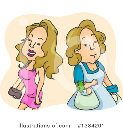 Housewife Clipart #1384201 by BNP Design Studio
