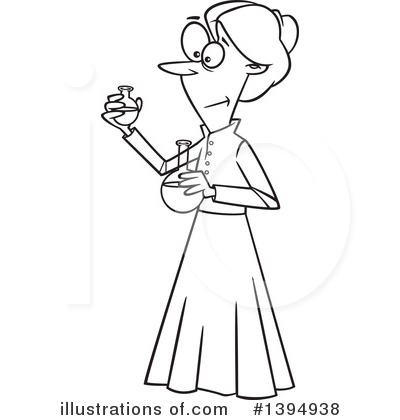 Royalty-Free (RF) Woman Clipart Illustration by toonaday - Stock Sample #1394938