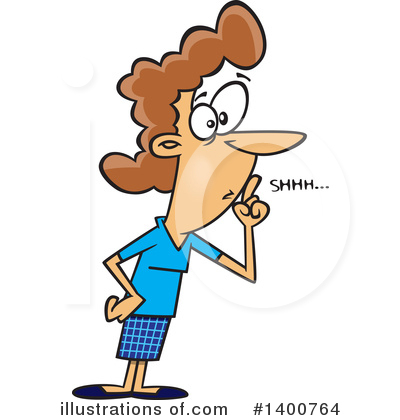 Be Quiet Clipart #1400764 by toonaday