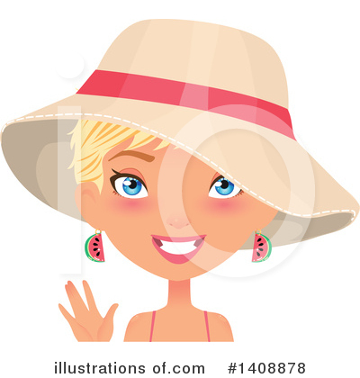 Royalty-Free (RF) Woman Clipart Illustration by Melisende Vector - Stock Sample #1408878