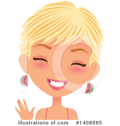 Royalty-Free (RF) Woman Clipart Illustration by Melisende Vector - Stock Sample #1408885