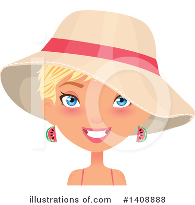 Royalty-Free (RF) Woman Clipart Illustration by Melisende Vector - Stock Sample #1408888