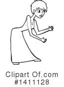 Woman Clipart #1411128 by lineartestpilot