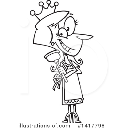 Queen Clipart #1417798 by toonaday