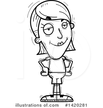 Royalty-Free (RF) Woman Clipart Illustration by Cory Thoman - Stock Sample #1420281