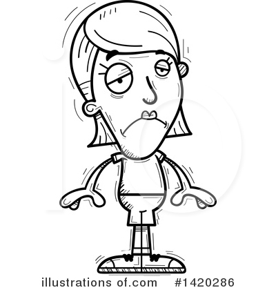 Royalty-Free (RF) Woman Clipart Illustration by Cory Thoman - Stock Sample #1420286