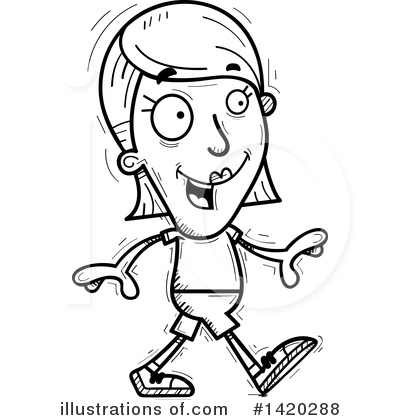Royalty-Free (RF) Woman Clipart Illustration by Cory Thoman - Stock Sample #1420288
