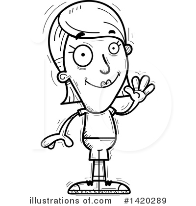 Royalty-Free (RF) Woman Clipart Illustration by Cory Thoman - Stock Sample #1420289