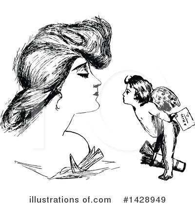 Cupid Clipart #1428949 by Prawny Vintage