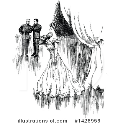 Royalty-Free (RF) Woman Clipart Illustration by Prawny Vintage - Stock Sample #1428956