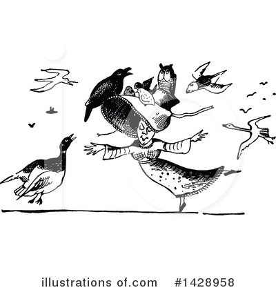 Goose Clipart #1428958 by Prawny Vintage
