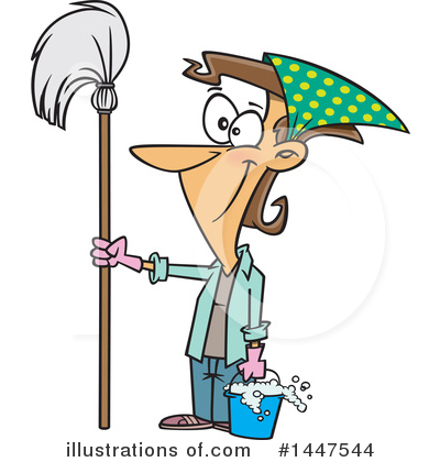 Spring Cleaning Clipart #1447544 by toonaday
