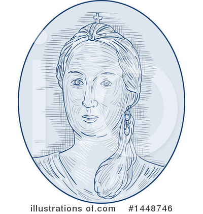 Royalty-Free (RF) Woman Clipart Illustration by patrimonio - Stock Sample #1448746