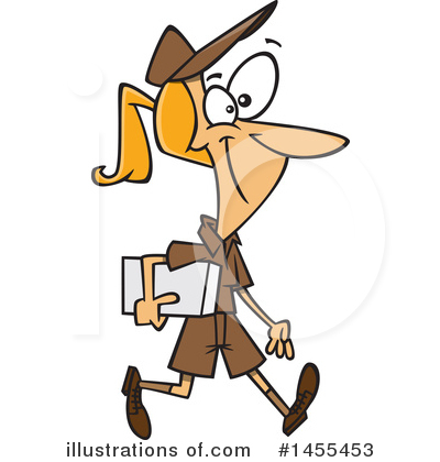 Mail Man Clipart #1455453 by toonaday