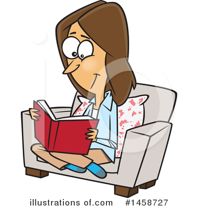 Reading Clipart #1458727 by toonaday