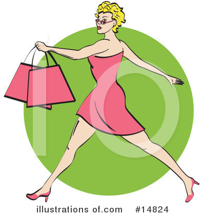Royalty-Free (RF) Woman Clipart Illustration by Andy Nortnik - Stock Sample #14824