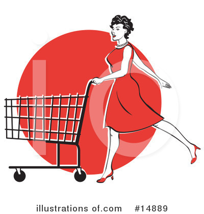 Royalty-Free (RF) Woman Clipart Illustration by Andy Nortnik - Stock Sample #14889