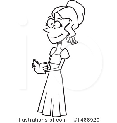 Royalty-Free (RF) Woman Clipart Illustration by toonaday - Stock Sample #1488920