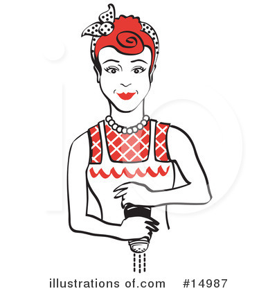 Royalty-Free (RF) Woman Clipart Illustration by Andy Nortnik - Stock Sample #14987