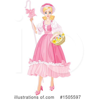 Royalty-Free (RF) Woman Clipart Illustration by Pushkin - Stock Sample #1505597