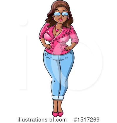 Royalty-Free (RF) Woman Clipart Illustration by Clip Art Mascots - Stock Sample #1517269