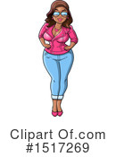 Woman Clipart #1517269 by Clip Art Mascots