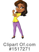 Woman Clipart #1517271 by Clip Art Mascots